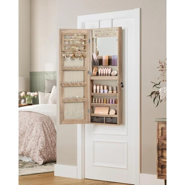 LED Jewelry Cabinet Armoire Organizer
