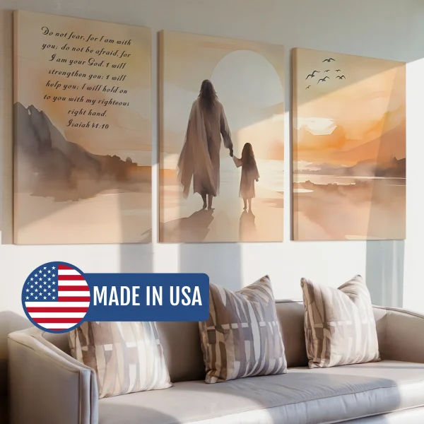 Isaiah 41:10 Faith Canvas