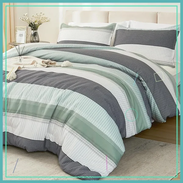 King Size Comforter Set Sage Green