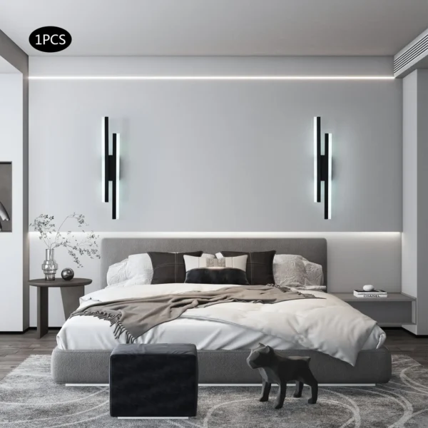 10W Dimmable LED Wall Sconce with Adjustable Color Temperature
