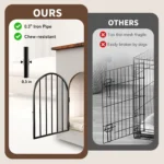 Sturdy 0.3-inch iron pet gate comparison