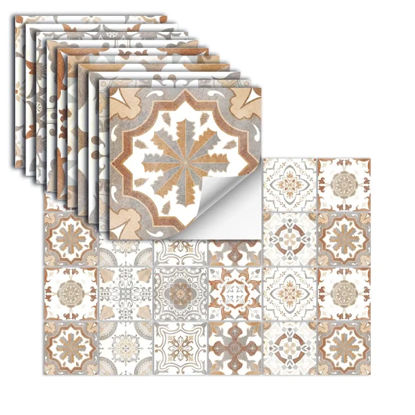 Tile Stickers, Decorative Sticker Decals,5.94x2.98 Peel and Stick Tile